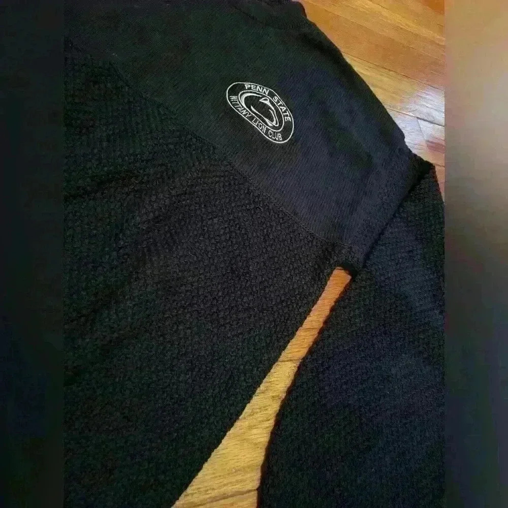 PENN STATE Nittany Lion Club Andrew Rohan Sweater Navy Blue Crewneck Mens Size M - Picture 4 of 11